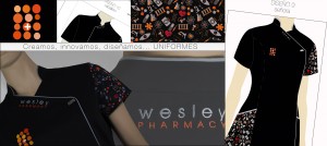 UNIFORME WESLEY PHARMACY PERSONALIZADO